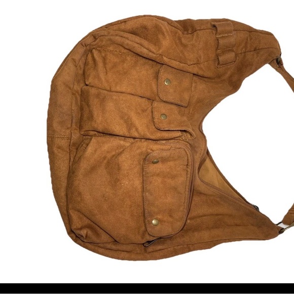 Brown slouchy hobo-style women’s purse by 35th St. bags - Picture 3 of 8